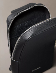 Кожаная сумка через плечо Calvin Klein 1159851362 Черный