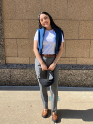 Маленькая сумка UNIQLO через плечо 1159851747 Черный