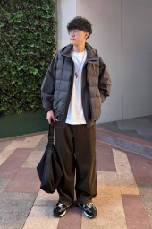 Сумка через плечо Messenger Shoulder UNIQLO на молнии 1159852094 Черный