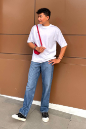 Маленькая сумка UNIQLO через плечо 1159852101 Красный