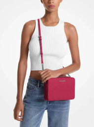 Женская кожаная сумка кроссбоди Jet Set Michael Kors 1159852202 Розовый