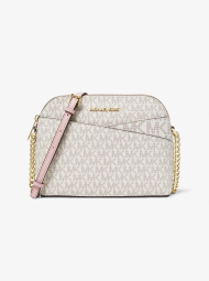 Женская сумка кроссбоди Jet Set Travel Michael Kors с принтом 1159852453 Молочный/Розовый