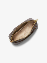 Женская сумка кроссбоди Travel Jet Set Travel Michael Kors с принтом 1159852457 Коричневый