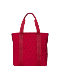 Стьобана сумка-шоппер Victoria's Secret 1159853792 Червоний