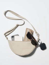 Маленькая сумка UNIQLO через плечо 1159854107 Бежевый