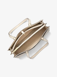 Жіноча сумка тоут Jet Set Michael Kors з принтом 1159854187 Молочний