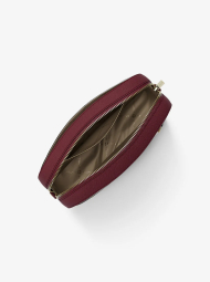 Жіноча шкіряна сумка кроссбоді Jet Set Michael Kors на блискавці 1159854191