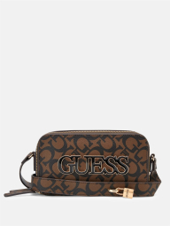 Жіноча сумка кроссбоді Reinee Reinee Guess з принтом 1159854303 Коричневий