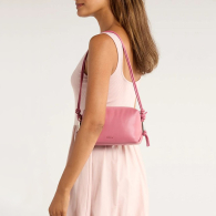 Женская кожаная сумка кроссбоди Elettra Mini Furla 1159854338 Розовый