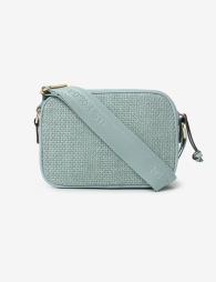 Женская твидовая сумка кроссбоди U.S. Polo Assn с логотипом 1159854543 Зеленый