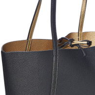 Жіночий двосторонній набір Armani Exchange сумка та клатч 1159855331 Чорний/Золотистий