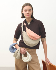 Маленькая сумка UNIQLO через плечо 1159856014 Молочный