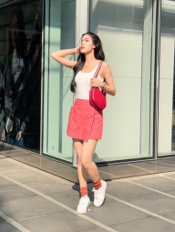 Сумка UNIQLO через плечо 1159856186 Красный