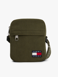 Компактная вельветовая сумка через плечо Tommy Hilfiger кроссбоди 1159856428 Зеленый