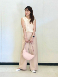 Сумка UNIQLO через плечо 1159856787 Розовый