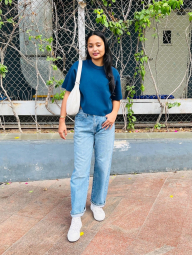 Сумка UNIQLO через плече 1159856914 Молочний