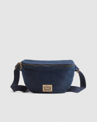 Джинсовая поясная сумка Levi's бананка слинг 1159857207 Синий