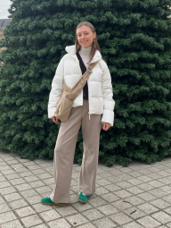 Сумка через плечо Uniqlo 1159857698 Бежевый