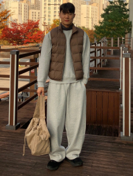 Сумка через плечо Uniqlo 1159857698 Бежевый