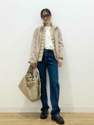 Сумка через плечо Uniqlo 1159857698 Бежевый