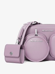 Шкіряна сумка кроссбоді з гаманцем та кейсом для навушників Jet Set Michael Kors 1159857913 Бузковий