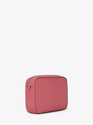 Жіноча шкіряна сумка кроссбоді Jet Set Michael Kors на блискавці 1159857918 Рожевий