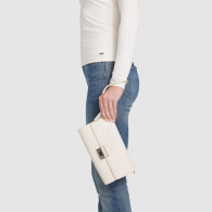 Жіноча сумка-клатч Elise Guess на ланцюжку 1159857955 Молочний