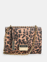 Сумка через плече Elise Guess з ланцюжком 1159857967 Леопардовий