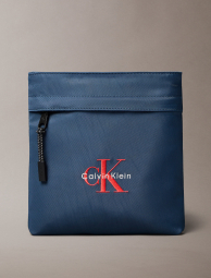 Сумка через плечо от Calvin Klein с логотипом 1159858259 Синий