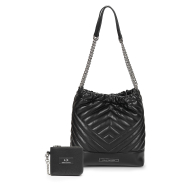 Женский набор Armani Exchange сумка и кошелек 1159858953 Черный