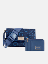 Жіночий набір Pearlman Guess поясна сумка та картхолдер 1159859255 Коричневий