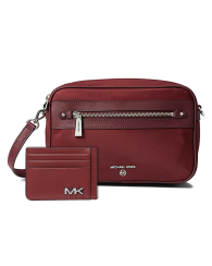 Набор Jet Set Charm Michael Kors сумка и картхолдер 1159859324 Бордовый