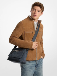Замшевая сумка-мессенджер через плечо Hudson Michael Kors 1159860781 Синий