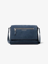 Замшевая сумка-мессенджер через плечо Hudson Michael Kors 1159860781 Синий