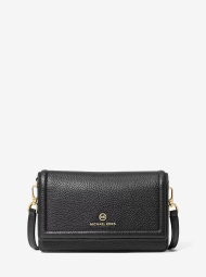 Женская сумка кроссбоди Jet Set Michael Kors на кнопке 1159861394 Черный