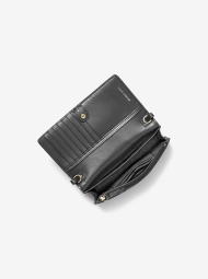 Женская сумка кроссбоди Jet Set Michael Kors на кнопке 1159861394 Черный