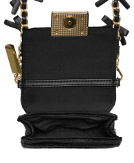 Бархатная сумка Elssie Card Case Crossbody Guess мини-кроссбоди 1159861935 Черный