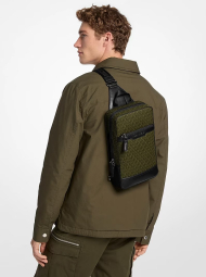 Сумка-слінг Hudson Michael Kors з логотипом 1159862080 Зелений