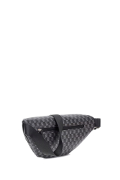 Поясна сумка Guess бананка з логотипом 1159863198 Сірий