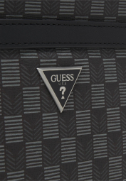Сумка через плече Guess з екошкіри 1159863855 Чорний/Сірий