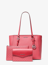 Набор сумок Michael Kors тоут и две сумки-кроссбоди 1159864098 Розовый