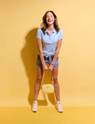 Жіноча сумка кроссбоді US Polo Assn з логотипом 1159968674 Жовтий