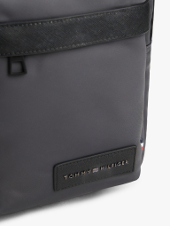 Сумка через плече Tommy Hilfiger на блискавці 1160081547 Сірий