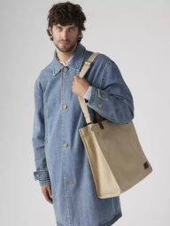 Сумка-шоппер Levi's с логотипом 1161379878 Бежевый