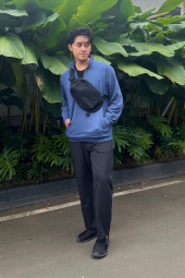Сумка UNIQLO через плече 1161762569 Чорний