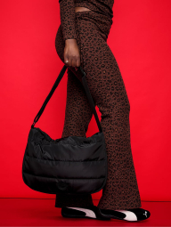 Стеганая cумка-шоппер Victoria's Secret PINK 1161986264 Черный