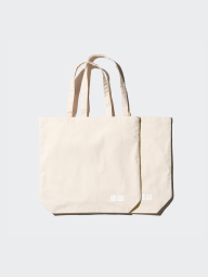 Большая сумка Uniqlo шоппер 1162149710 Молочный