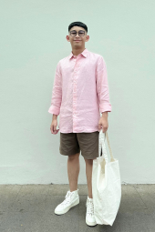 Большая сумка Uniqlo шоппер 1162149710 Молочный