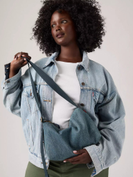 Сумка через плечо Levi's из джинса 1162697278 Синий