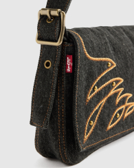 Джинсова сумка на плече Brannan Levi's 1162775335 Чорний